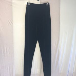 Velour black pants